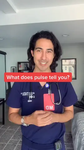 What does your pulse tell you? #tiktokdoc #health #wellness #scienceathome