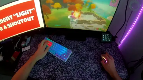 Tag someone you ALWAYS destroy. #fortnitepov #keyboardcam #fortnitegirl #clantryout