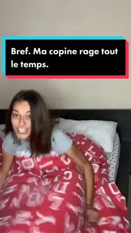 Bref. 1 ❤️ nous aide beaucoup. Tag une personne qui rage 😂😂 #bref #couplegoals #humour #couple