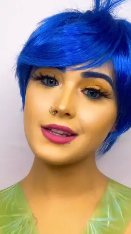 4/5 Joy from Inside Out ☺️🌟 be sure to follow my Instagram: beautygurumo 💕#makeup #insideout #fyp #cosplay #MyArt #joy #artist