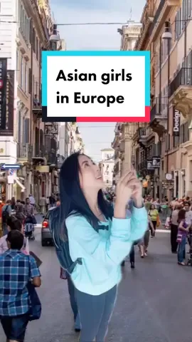 So creepy!!! #europe #asiangirls #italy #chinese #annoying #goaway #tourist #creepy #HeyAngel #travel #over30 #MomsofTikTok #japanese #girls