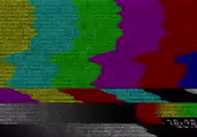 Tv glitch meme