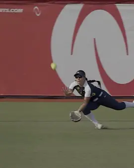 A catch so sweet we had to post a second angle #softball #softballtiktoks #BeUnlimited #sctop10 #webgem #baseball #divingcatch #AthletesUnlimited