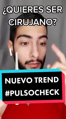 Hagamos un Trend Médico y un ejército. Espero sus DUOS utiliza : #PULSOCHECK  ... #doitdoit #medicina #trend #parati #doctoramaury #cirugia