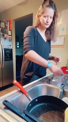 This happens atleast once a week... #amirightladies #momlifebelike #HelloFall #kitchencleanup