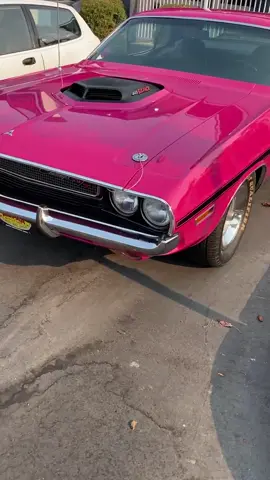 It’s the pink for me 🥵 #dailydreamerauto #HelloFall #fyp #challenger #pink #mopar #carlover