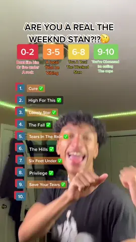 So Are You A Real The Weeknd Stan🤔 Follow ->| insta:@armani.deleon |🤗 #roadto100k #foryoupage #foryou #fyp #viral #goviral #trending