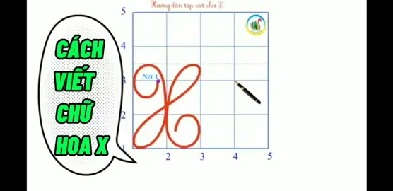 CÁCH VIẾT CHỮ HOA X 2.5 LI TIỂU HỌC #luyệnchudepcamthi #giáoviêntiểuhọc #luyenchudep