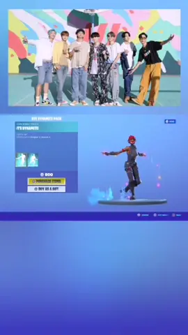NEW BTS DYNAMITE PACK🤓 #DANCE #fortnite #DYNAMITE #IT'SDYNAMITE I'MDIAMOND #24.9 #2020 #CHAPTER2 #SEASON4