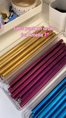 Packaging an order for @ameliaannexx 🧜‍♀️ #packagingorders #packingorders #asmr #asmrvideo #asmrpackaging #asmrsounds #smallbusinesscheck