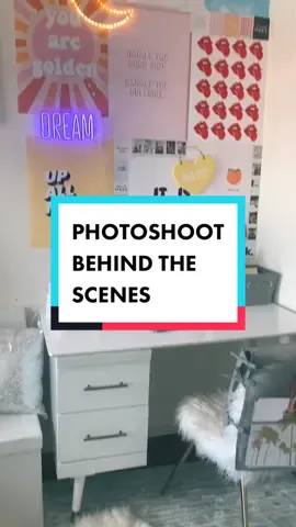 behind the scenes of our #DormifyAtHome shoot!! #VibeWithUs #TikTokCooks #fyp #foryou #viral #patichallenge #showyourage #roomdecor #feelinggood