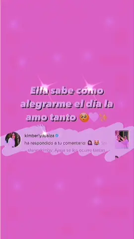 Ya exatrañaba esto, Ella sabe cómo alegrarme la semana 🤧🤍, ella es la razón por la cual soy feliz 🥺✨@kimberly.loaiza  #masamormenoshate