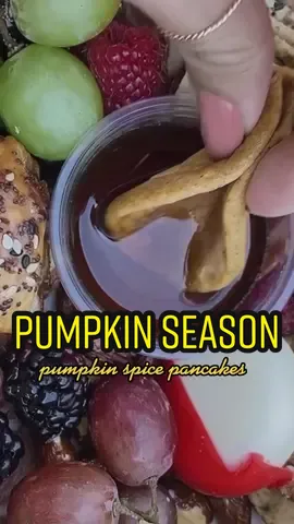 pumpkin pancakes!  #charcuterie #tiktokfood #tiktokfoodie #bayarea #pumpkinspice #pumpkinseason #tiktokpartner #LearnOnTikTok thanks @_cfooddiet