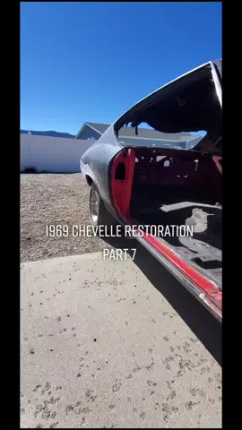 Part 7 - 1969 Chevelle Restoration! #fyp#restorationprojects#fortheboys#foryoupage#americanmuscle#69chevelle