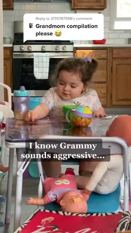 Reply to @2174787598 Love these 2!! And yes, Grammy is just messing with her!! 😂😂 #DayInMyLife #tiktokgrandparents #foryoupage