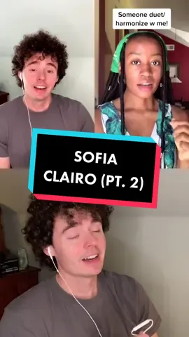 #duet with @kevinchambersmusic @damoyee went ahead and added one anyways! 😅 #sofia #clairo #singing #trio #acapella #harmony #singingchallenge #fyp