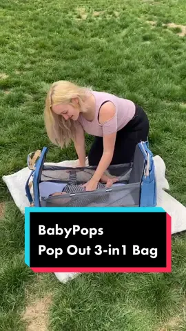 Love this #gifted Pop Out 3-in-1 bag from BabyPops! Link in bio. 💕 #diaperbag #babyproducts #parenting #MomsofTikTok