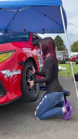 Race track vibe! I think I switched between wet and dry tires multiple times this weekend! Michigan weather is just crazy! #racecar #hondacivic #fyp