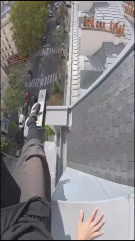 Exploring Paris rooftops #parkour #pov #freerunning #paris #france #sports #run #explore #rooftops #high