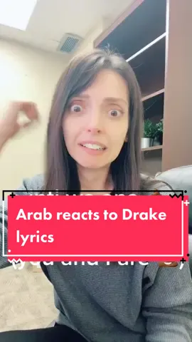 Ahla = more beautiful, akhra = more sh!tty 💩 #honestmistake #drake #champagnepapi #arab #arabreact #middleeastern #bilingual #bilingualkids #arabic