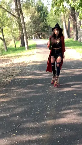 A witchy version  #witchy #wine #rollerskating #halloween