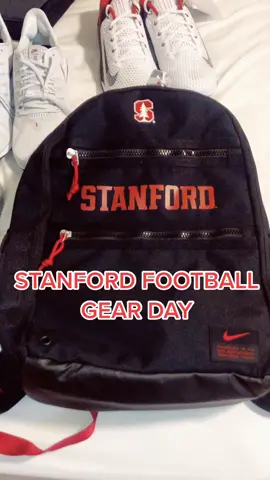 Christmas came early! 1st gear drop 🎁 #football #stanford #athletelife #sports #clothes #fashion #present