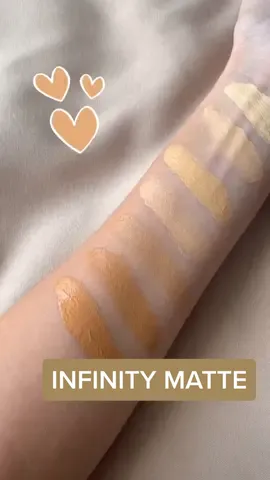 INFINITY MATTE GOC COSMETICS. Bases para pieles mixtas-grasas #gocmakeupoficial #basesdemaquillaje #skin #foundation #makeup #swatches