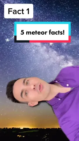5 facts about the Draconid Meteor Shower! #LearnOnTikTok #UpOnaStar #EduTok #metoffice #meteor