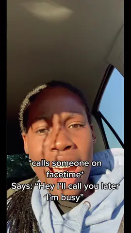 FUNNIEST TIK TOK EVER. Calls someone on FT & says HEY ILL CALL U LATER IM BUSY😭😭 #fyp #xyzbca #ft #illcallyoulater #laughterchallenge #lol #trending