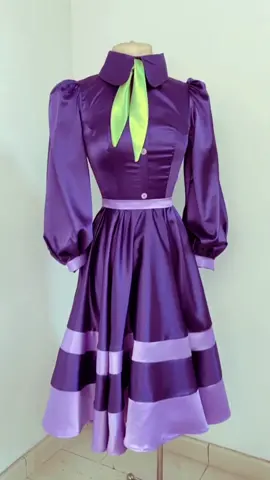 Giving Daphne from Scooby Doo a makeover✨#fyp #halloween #costume #DIY #cosplay #sewing #dress #scooby #howto #tutorial #Artober #design #art