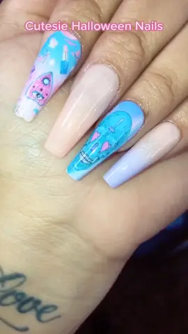#halloweennails #fyp #customnails #nailsbyme #pressonnails #GimmeSomeTruth