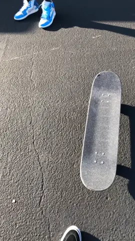 Running over an indestructible skateboard
