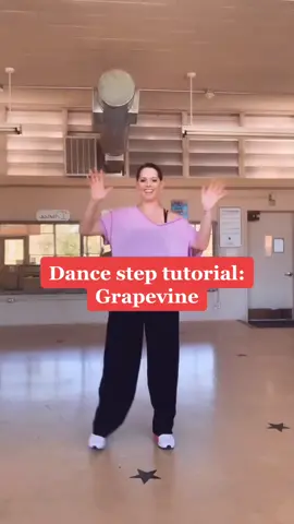Grapevine! #easydancesteps #learndance #teachersoftiktok #momswhodance #danceteacher #jazzdance #grapevine #easydancetutorials #xyzbca