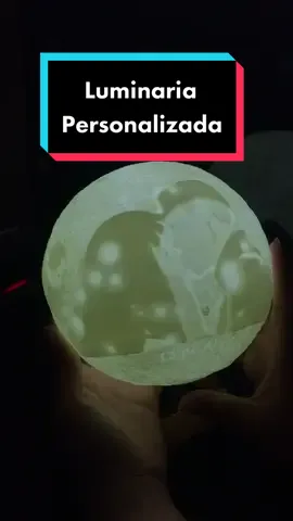 Luminária de Lua personalizada com foto 🎁  ❤️ #anime #fy #lua #naruto