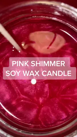 Pink Candle ASMR👀✨ #ProblemSolved #candleasmr #asmrvideo #candlebusiness #soywaxcandles #candlemaking