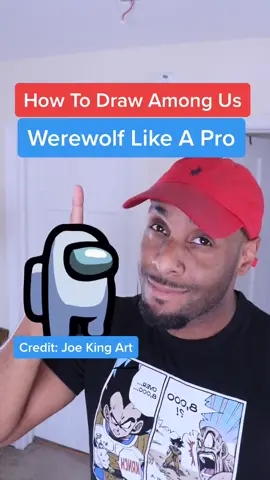 How to draw among us werewolf #AmongUs #howtodraw #arttutorial #LearnOnTikTok #Artober #amongusart