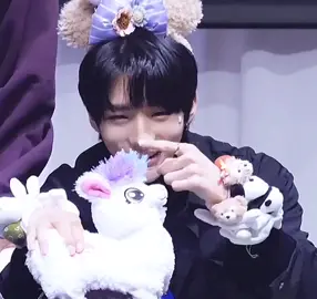 Hyunjin's twerking Llama 🤣 #idol #hyunjin #fansign #memes #fyp