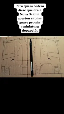 Saindo Scania 2020 de papelão miniatura#gbn13am #apaixonadoscaminhao #artesanatos #miniaturascriativas #scania