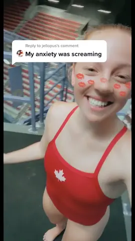 Reply to @jellopus don’t worry... the first time I went up and saw how tiny my coach @stephcoach1234 looked, I was shaking😂🥵📈 #highdiving #diving
