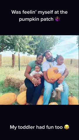 When you’re feeling yourself and don’t care if your kids cooperate 😂 #MomsofTikTok #toddlersoftiktok #babiesoftiktok #viral #fyp #foryou #pumpkin