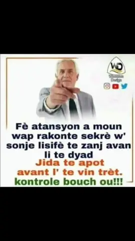 Mete gad nan bouch ou 👍