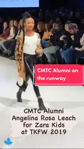 CMTC alumni Angelina Rosa Leach on the TKFW Runway wearing Zara! #fyp #foryou #foryoupage #Zara #Runway #model #cmtc