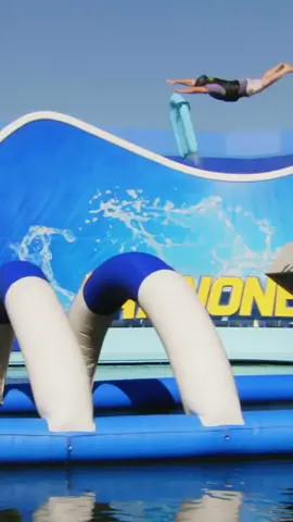 Look at him FLY! #cannonball #usanetwork #waterchallenge