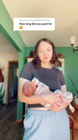 Reply to @cleaningvids0801 If you’re a mom- how long did you push? #birth #baby #mom #MomsofTikTok #laboranddelivery