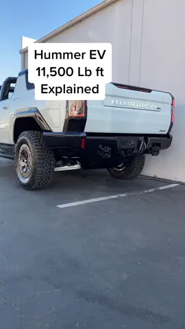 Lots of math but it helps the 11,500 Lb ft make sense 🤓 #hummerev #torque #math #LearnOnTikTok #tiktokpartner