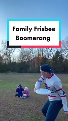 Family Frisbee Boomerang #frisbee #family #trixshot