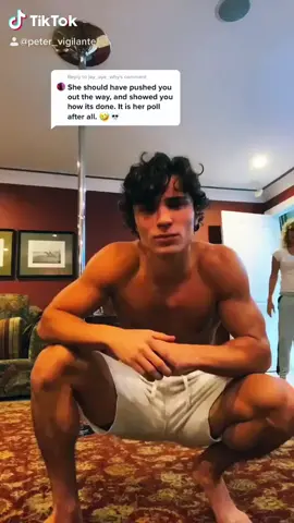 Like mother like son @gloria_vigilante 😂 #momtiktok #mom #son #funny #stripperpole #HolidayTikTok