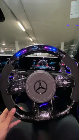 Forged Carbon AMG LED Steering Wheel