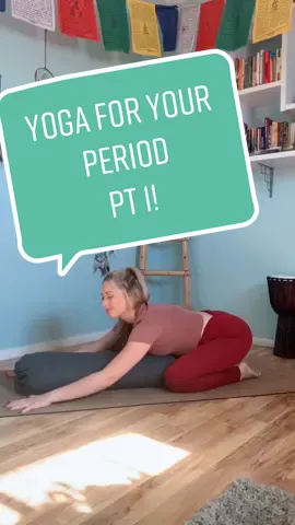 Yoga for your period. Period. 🌑#periodproblems #periodcramps #LearnOnTikTok #tiktokpartner #yogaforperiods