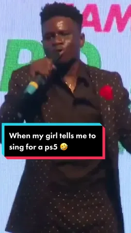 When my girl tells me to sing for a ps5 🤣 #fyp #myroots #ps5 #bigshaq #funny #haha #mansnothot
